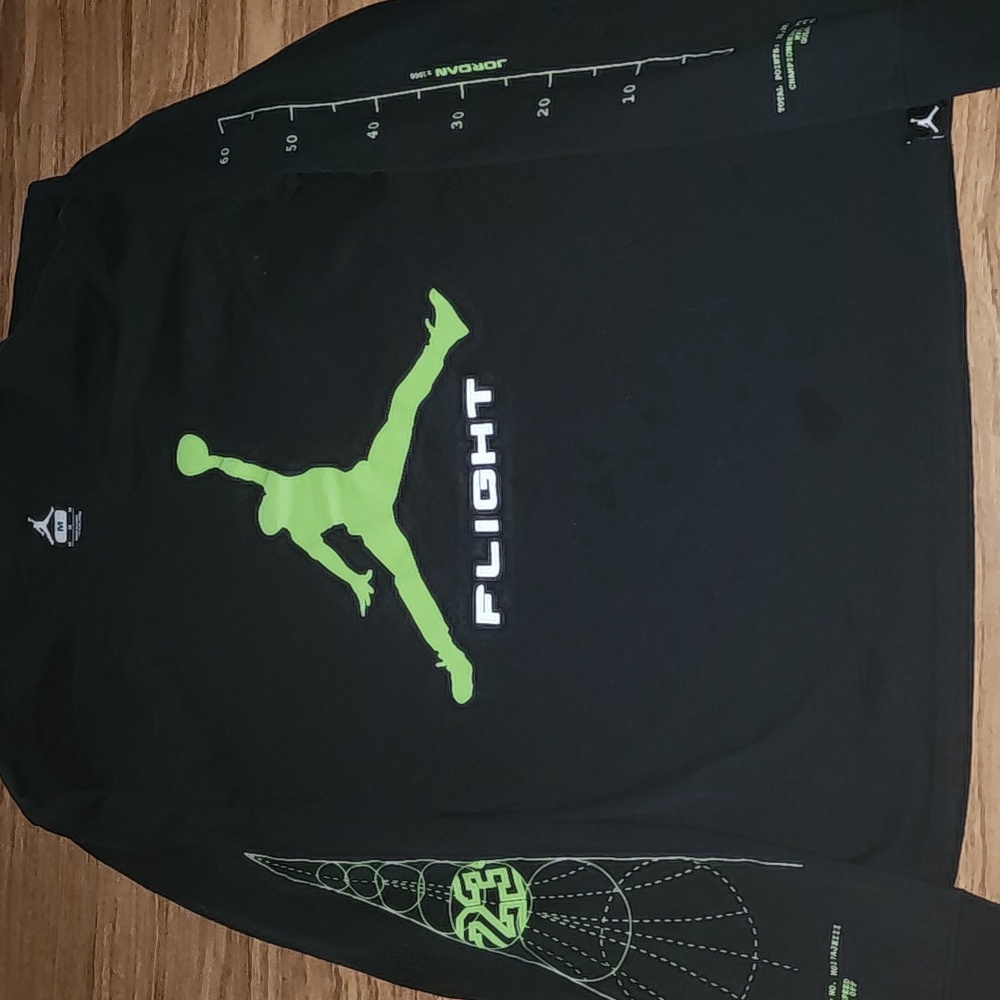 Air Jordan Flight long sleeve Black t shirt